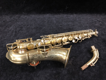 Vintage Martin Handcraft Alto Saxophone in Original Gold Plate Finish, Serial #60447